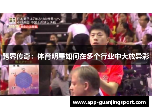 跨界传奇：体育明星如何在多个行业中大放异彩